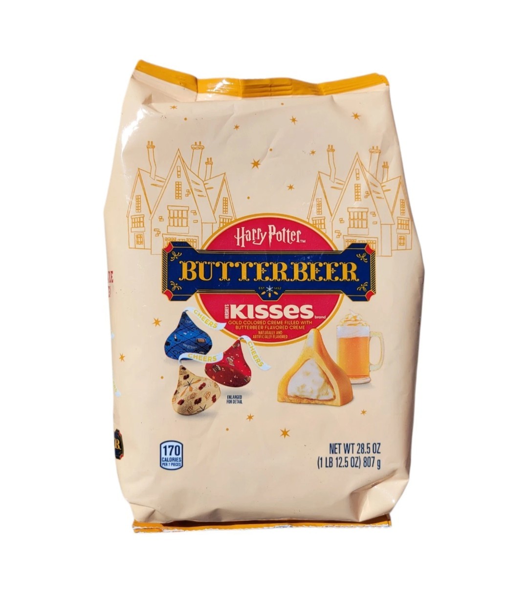 Hershey’s Kisses HARRY POTTER BUTTERBEER Chocolate 28.5 oz Bag Limited Edition