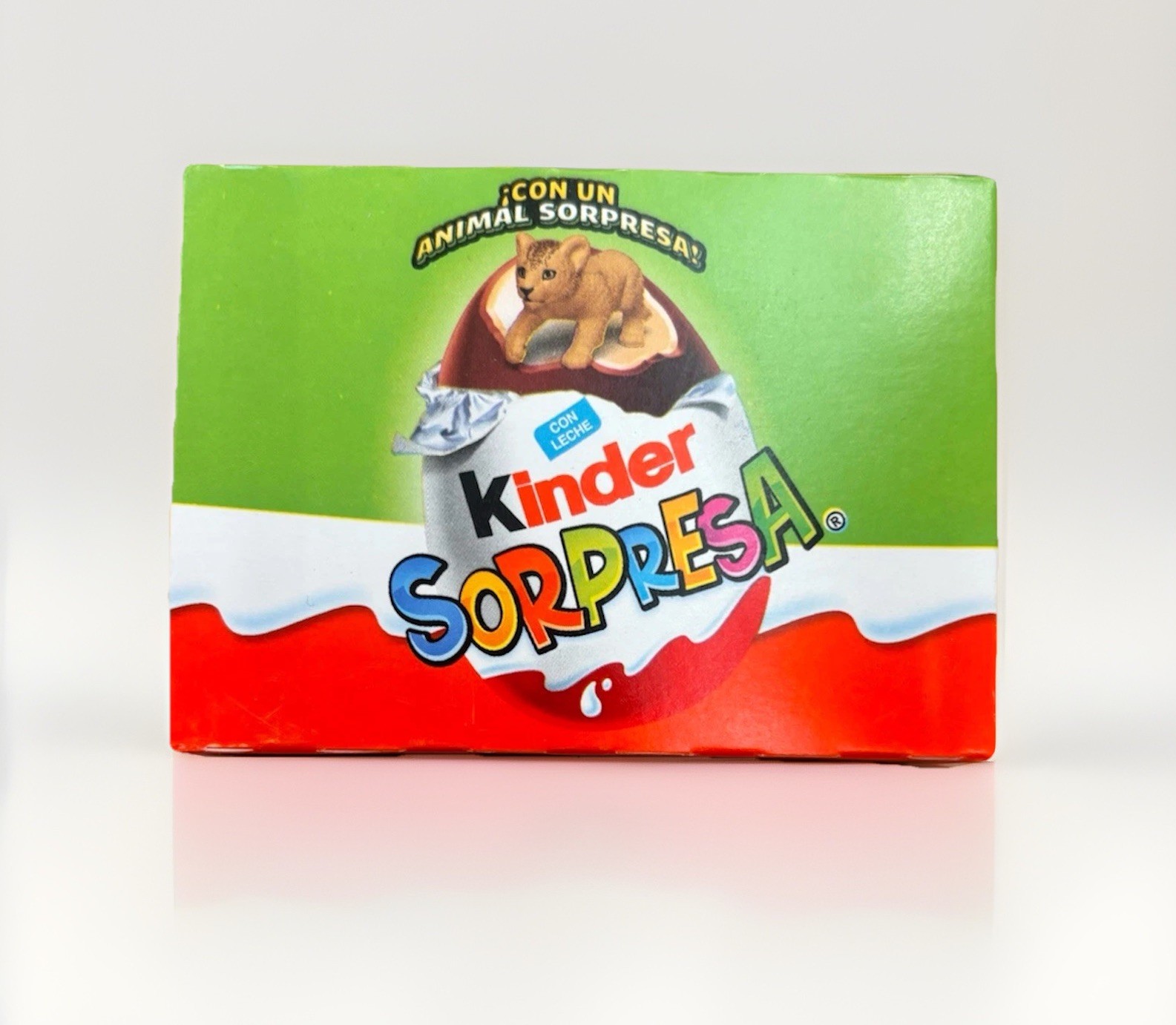 1-Pack Kinder Surprise Chocolate Eggs (2pc Boxes) (20g Eggs) (Animal Kingdom)