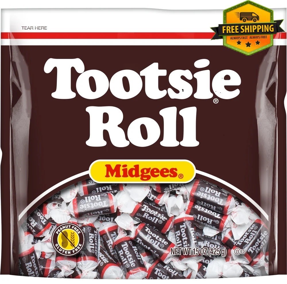 Tootsie Roll Midgees, 15 oz — Gluten-Free and Peanut-Free