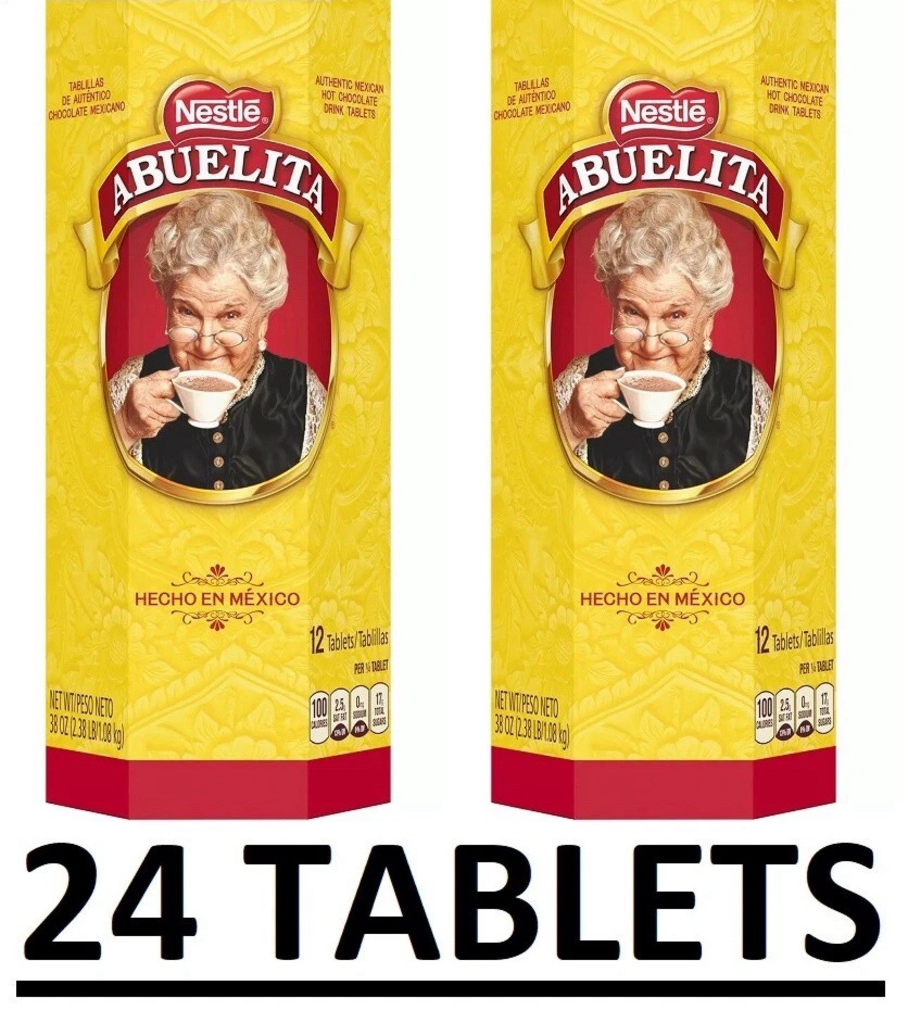 2 PACK – Nestle Abuelita Mexican Hot Chocolate Tablets, 12 pk. (Total 24)