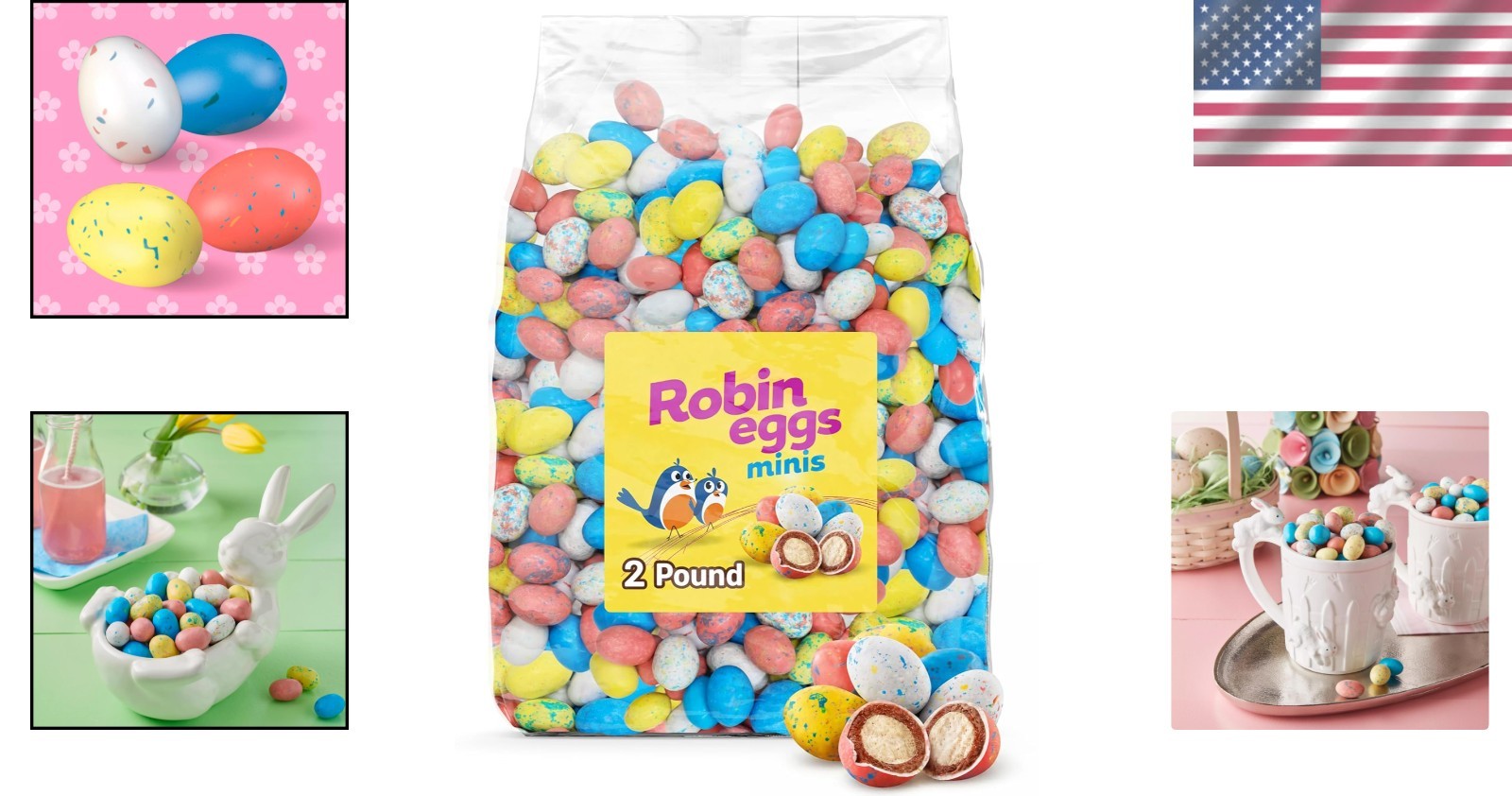 Bulk Malted Milk Balls Easter Eggs