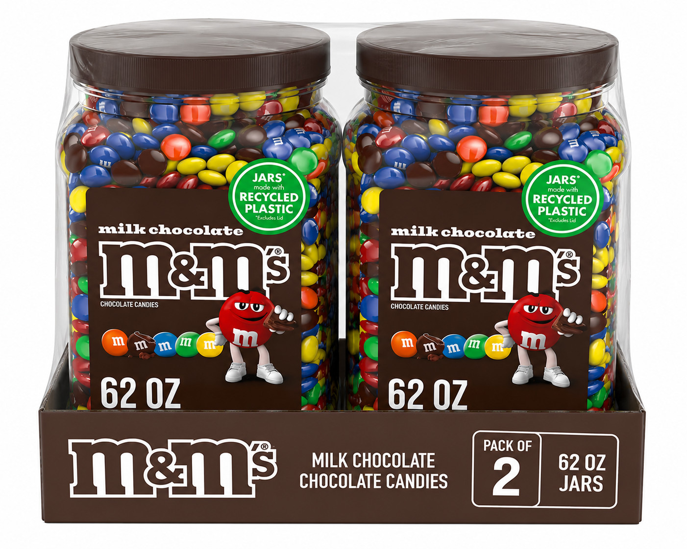 M&M’S Milk Chocolate Candy, 62 oz. Free and Fast Shipping Pack of 2