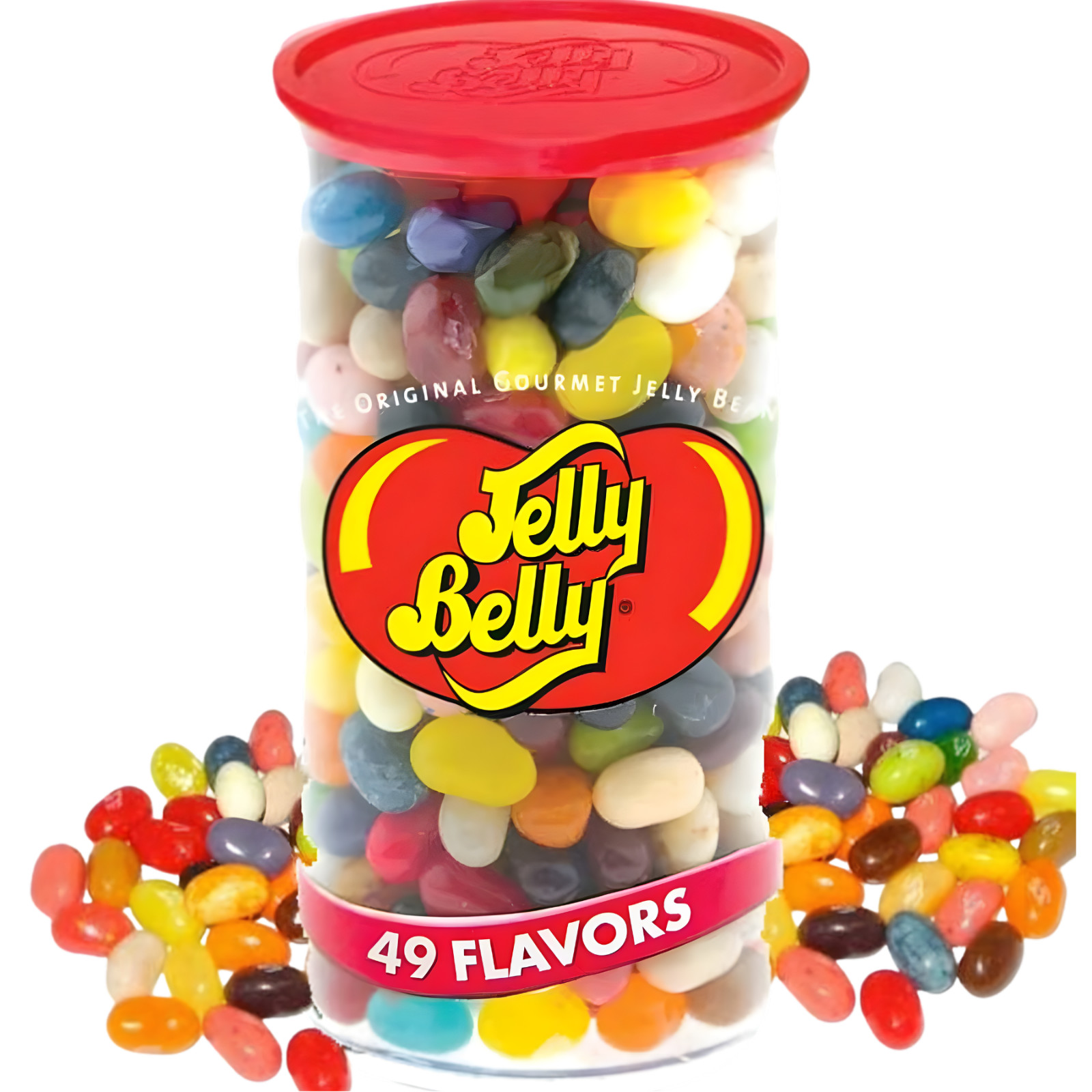 Jelly Belly 49 Flavors Jelly Beans 12 oz Clear Resealable Container