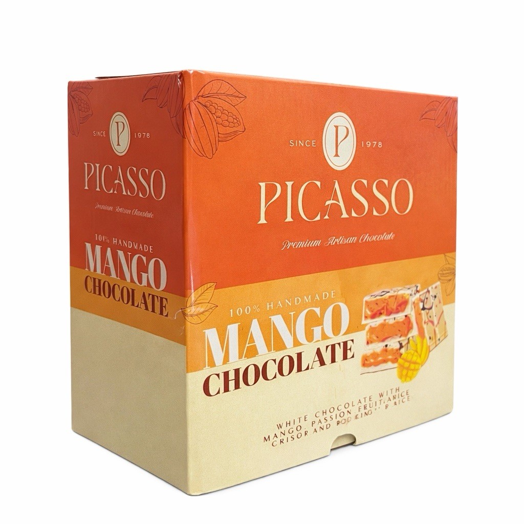 100% Handmade White Chocolate w/ Mango Passion Fruit Rice Crispy – 6 Pack