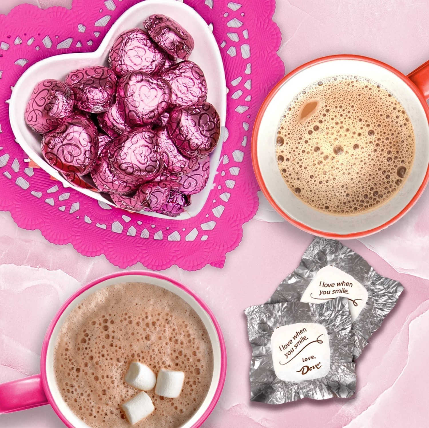 DOVE-HEARTS SHAPE MILK CHOCO INDIVIDUALLY WRAPPED-LIMITED VALUE BULK BAG NOW