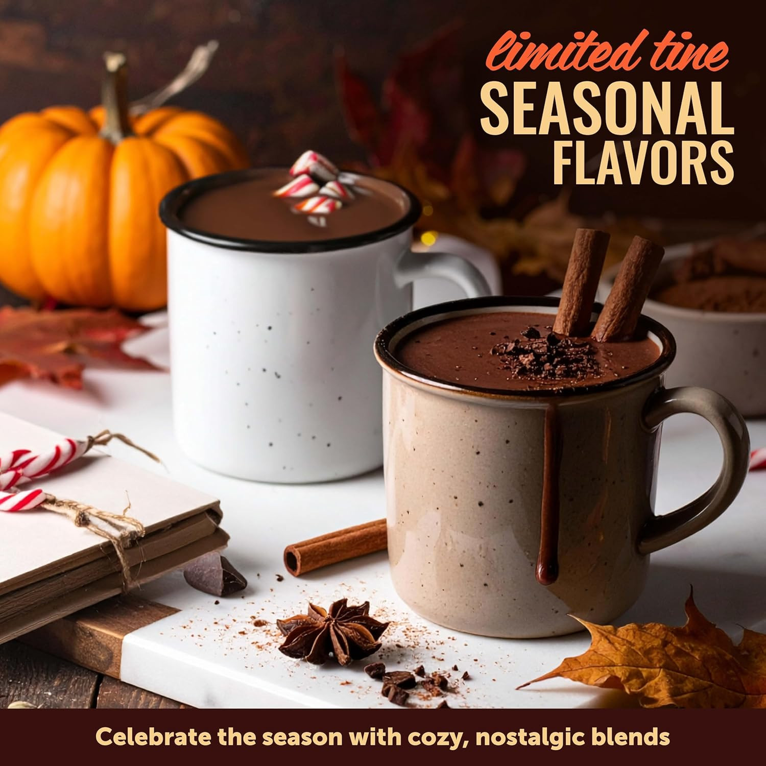 Castle Kitchen Double Decadent Dark Hot Chocolate Mix – Dairy-Free, Vegan, Plant