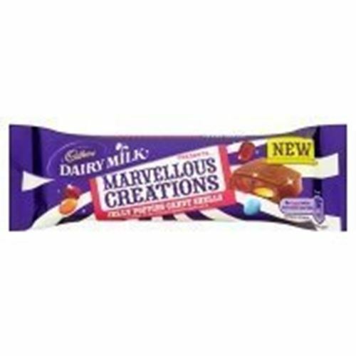 Cadbury Dairy Milk Marvellous Creations Jelly Popping Candy Shells 4x47g by Cadb