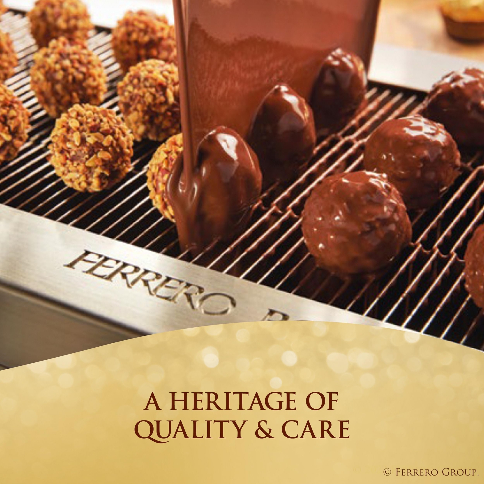 Ferrero Rocher Chocolate Candy Gift Box 24 Count Milk Chocolate Hazelnut Treats