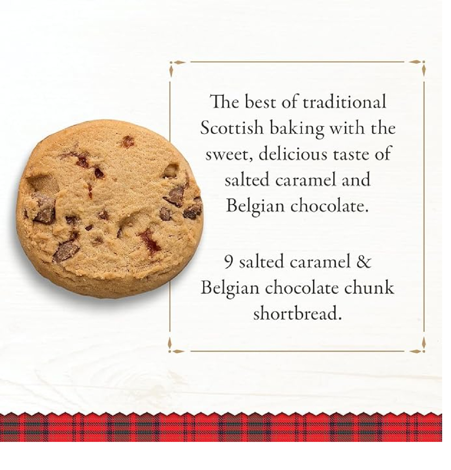 Walker’s Pure Butter Salted Caramel & Milk Chocolate Chunk Shortbread 9 Count