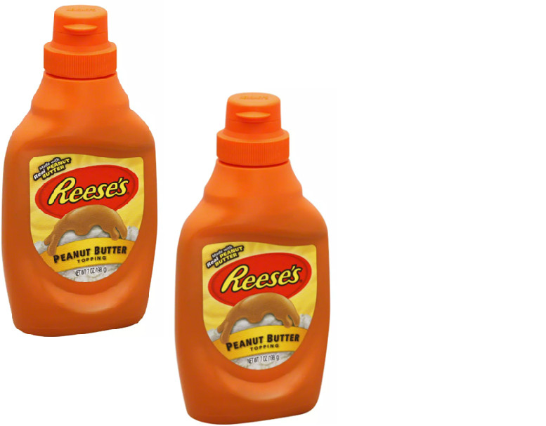 Reese’s Peanut Butter Topping 7 oz (PACKS OF 2)