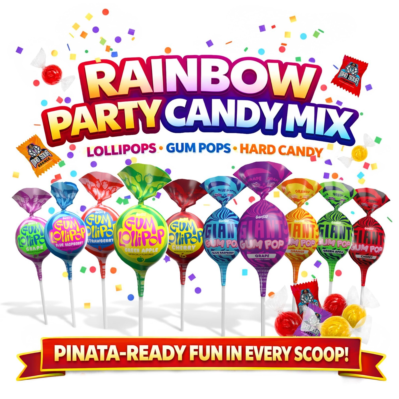 12 lb Bulk Wrapped Candy Mix | Wholesale Assorted Candies for Parades & Events