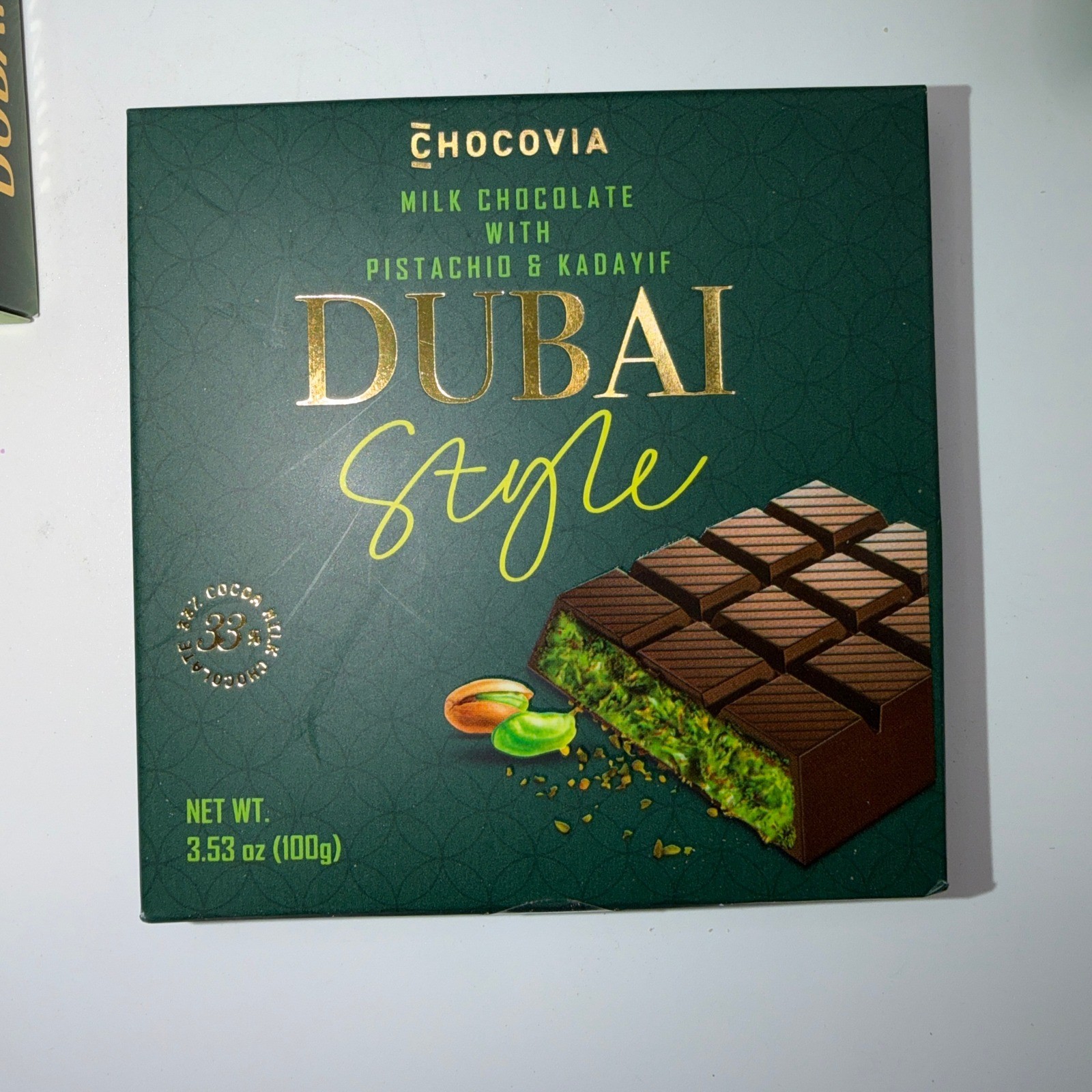 Dubai Style Pistachio Chocolate Snack Bundle Viral Kadayif Crunchy Treats Set