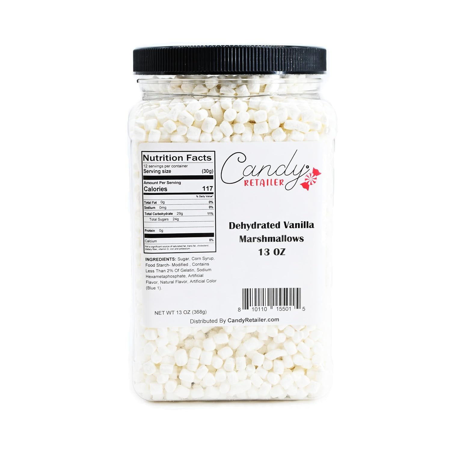 Candy Retailer Dehydrated Vanilla Marshmallows (13 Ounce)