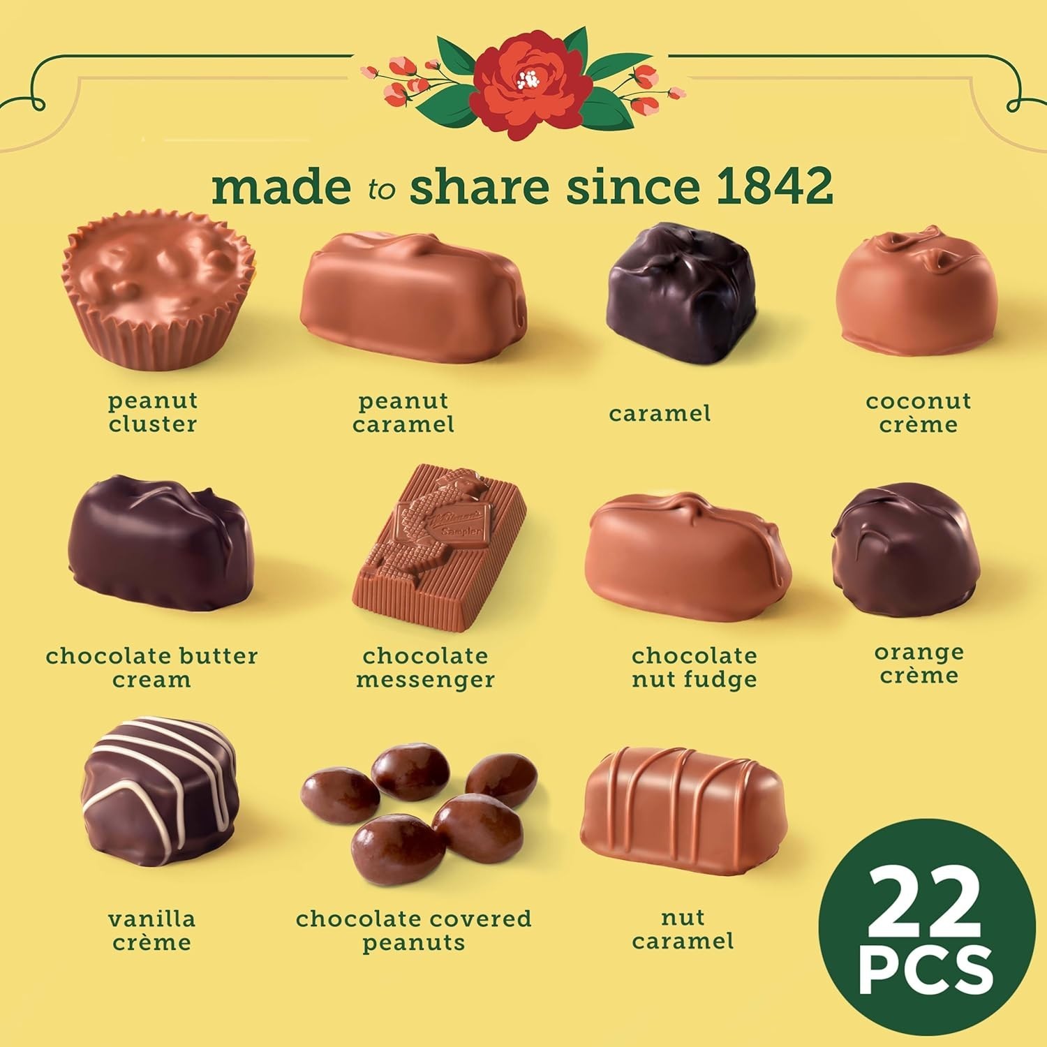 Elegant Assorted Milk & Dark Chocolate Gift Box – 10 oz Delight for All Ages