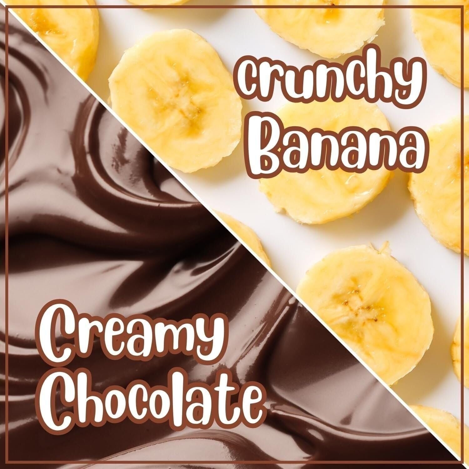 Dark Chocolate Covered Banana Chips by Its Delish, 3 Lbs Jumbo Container