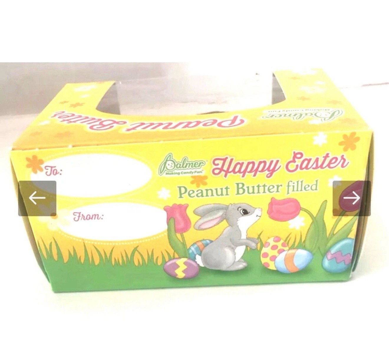 PALMER PEANUT BUTTER FILLED MILK CHOCOLATE EGGS “9 COUNT” 3OZ EACH NEW IN BOXES