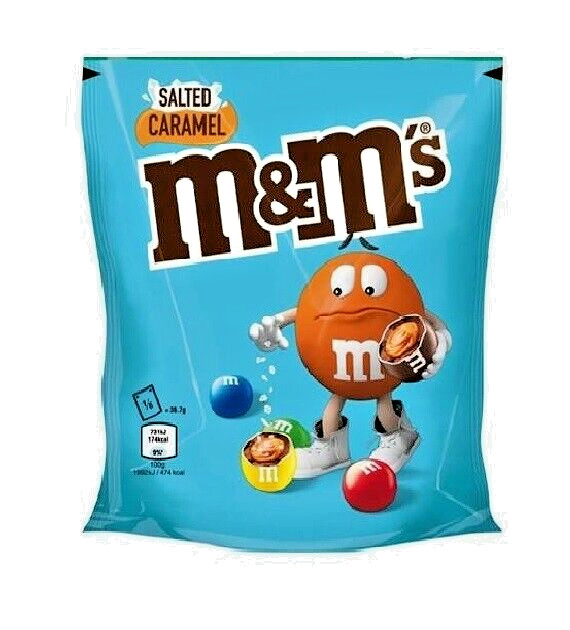 M&M’s Salted Caramel Pouches Limited Edition Flavour 200g (7.0oz)