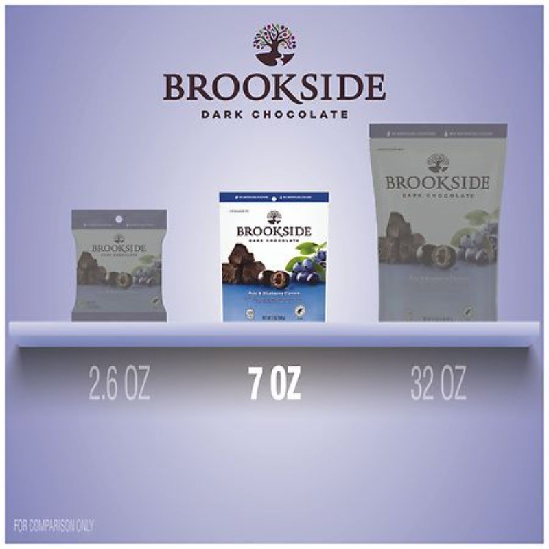 Dark Chocolate Snacking Bag Acai And Blueberry 7.0 oz