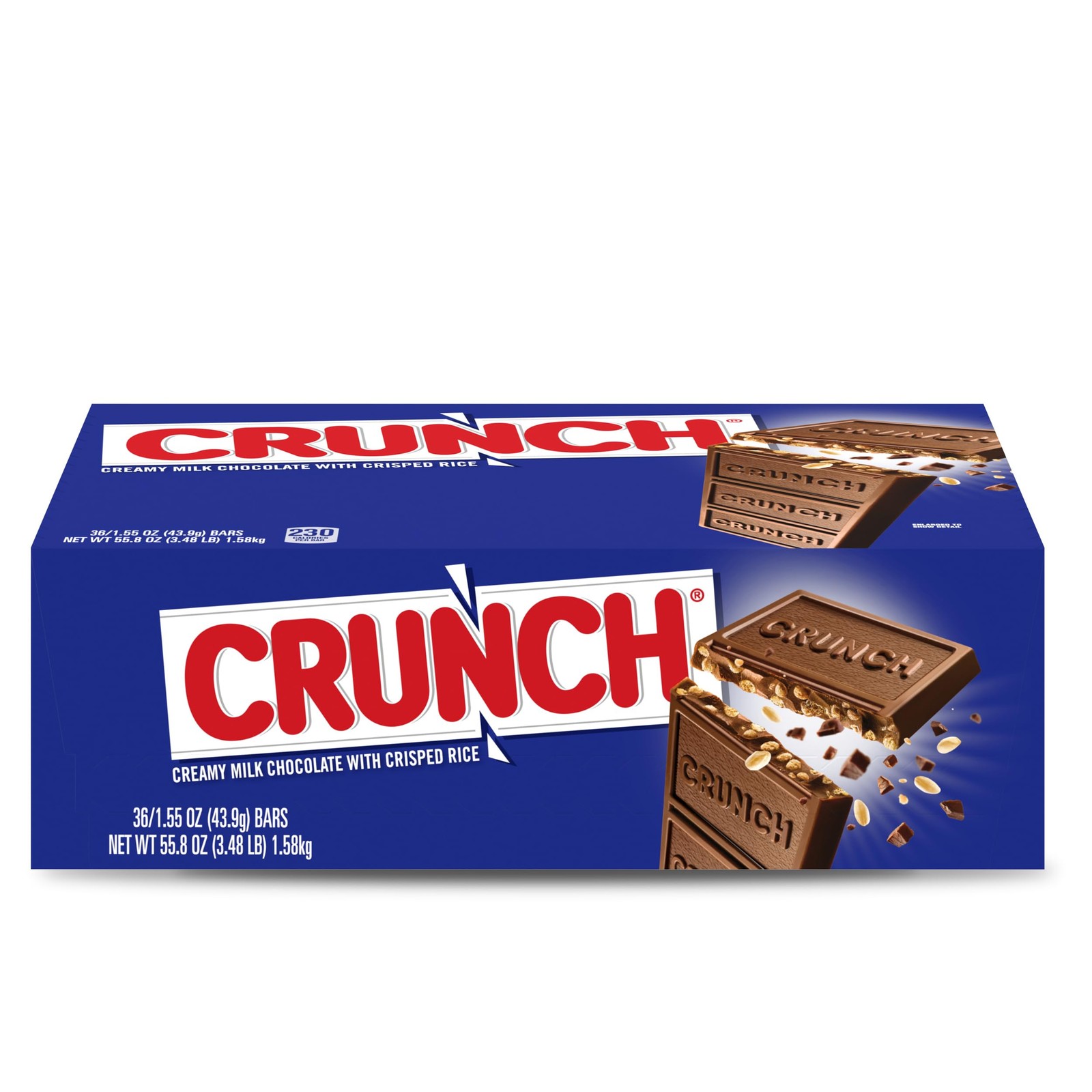 Crunch 100% Real Milk Chocolate Candy Bars, Perfect Easter Egg Basket Stuffers,